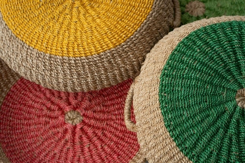 The Soluna Sanctuary Woven Seagrass Tray