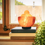 The Soluna Sanctuary Salt Bowl & Massage Stones