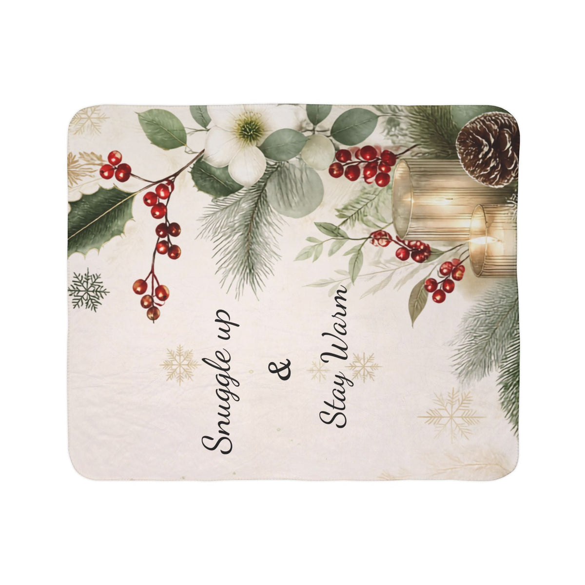 Snuggle Up & Stay Warm Sherpa Blanket