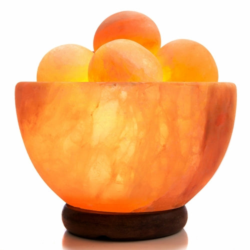 The Soluna Sanctuary Salt Bowl & Massage Stones