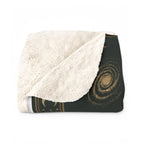 Celestial Nights Sherpa Blanket – Sun, Moon & Zodiac Fleece Throw