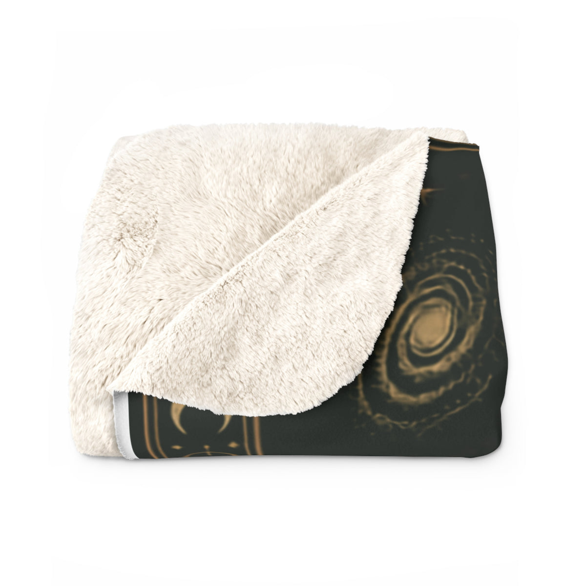 Celestial Nights Sherpa Blanket – Sun, Moon & Zodiac Fleece Throw