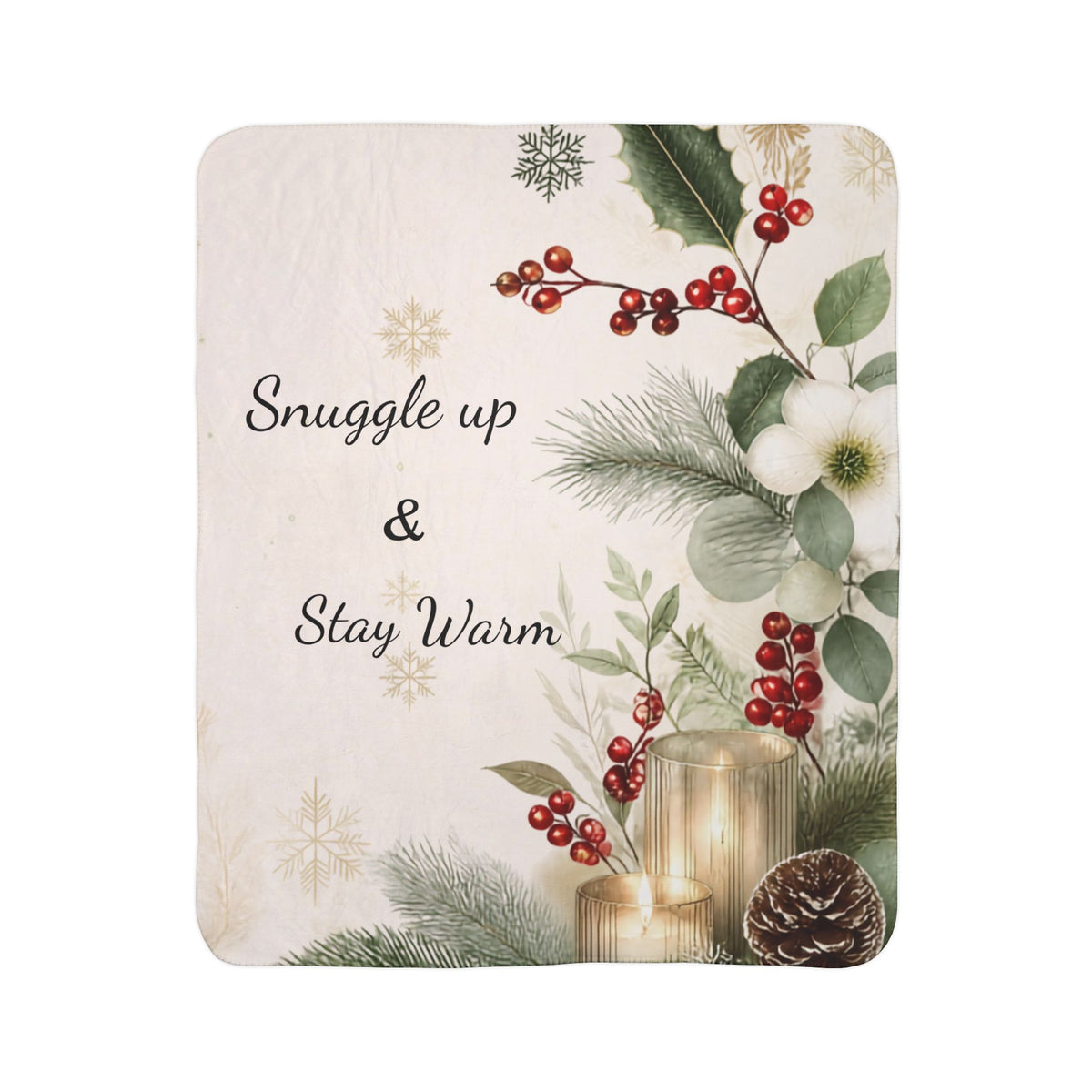 Snuggle Up & Stay Warm Sherpa Blanket
