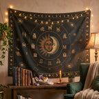 Zodiac Sun & Moon Wall Tapestry