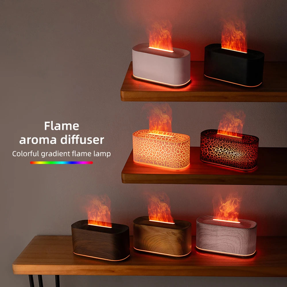 Soluna Colorful Flame Aromatherapy Humidifier