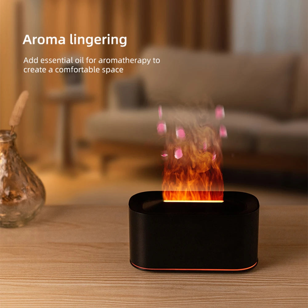 Soluna Colorful Flame Aromatherapy Humidifier