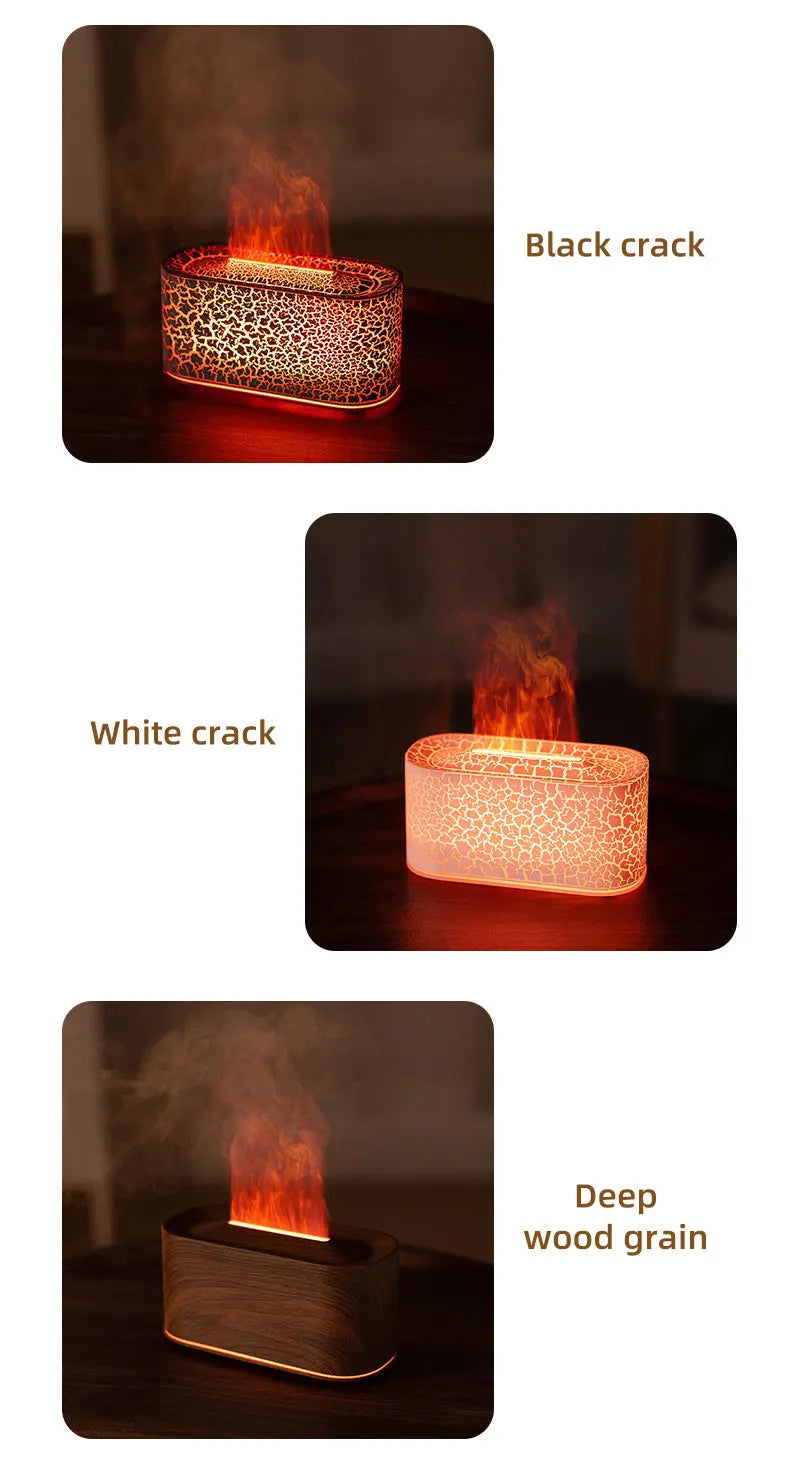 Soluna Colorful Flame Aromatherapy Humidifier