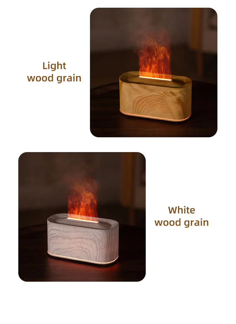 Soluna Colorful Flame Aromatherapy Humidifier