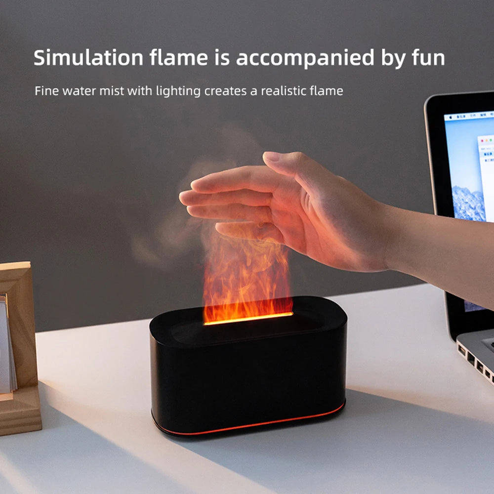 Soluna Colorful Flame Aromatherapy Humidifier