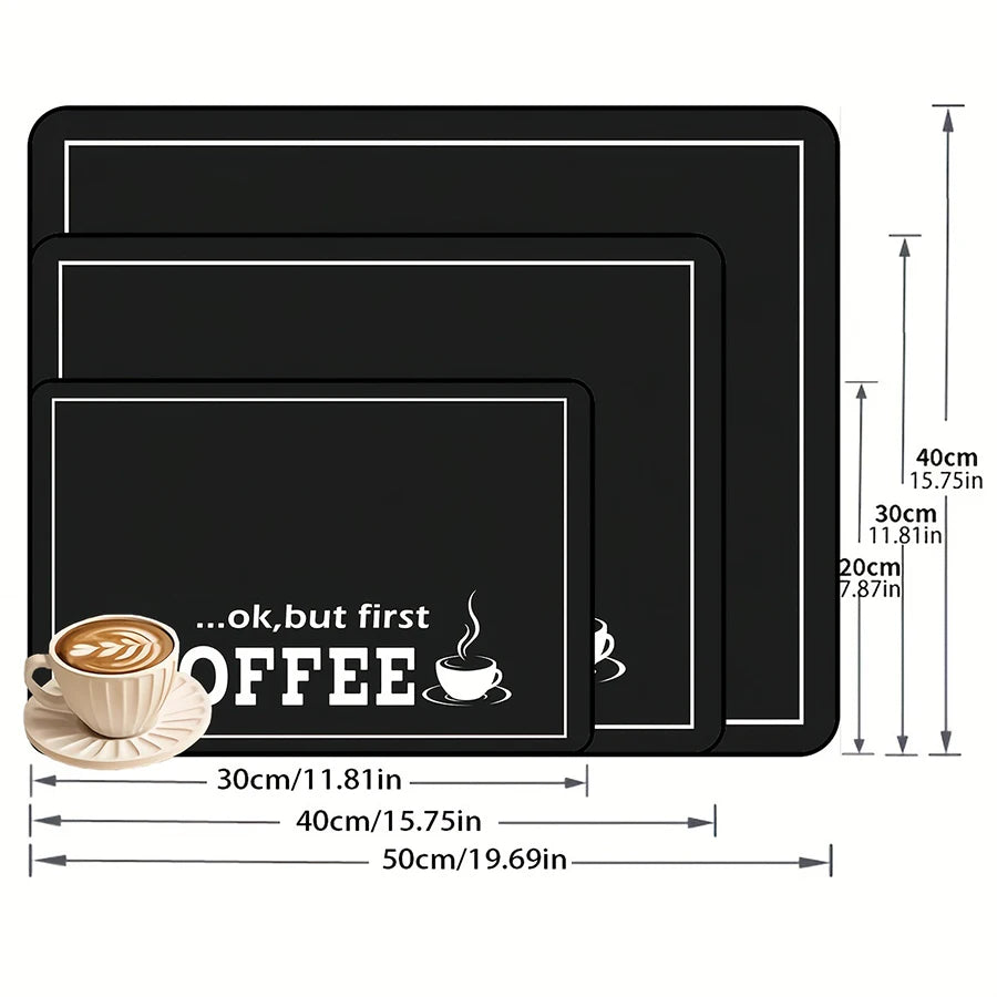 Soluna Minimalist Coffee Machine Mat