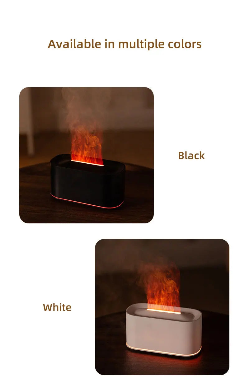 Soluna Colorful Flame Aromatherapy Humidifier