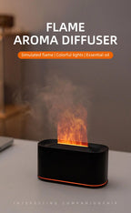 Soluna Colorful Flame Aromatherapy Humidifier