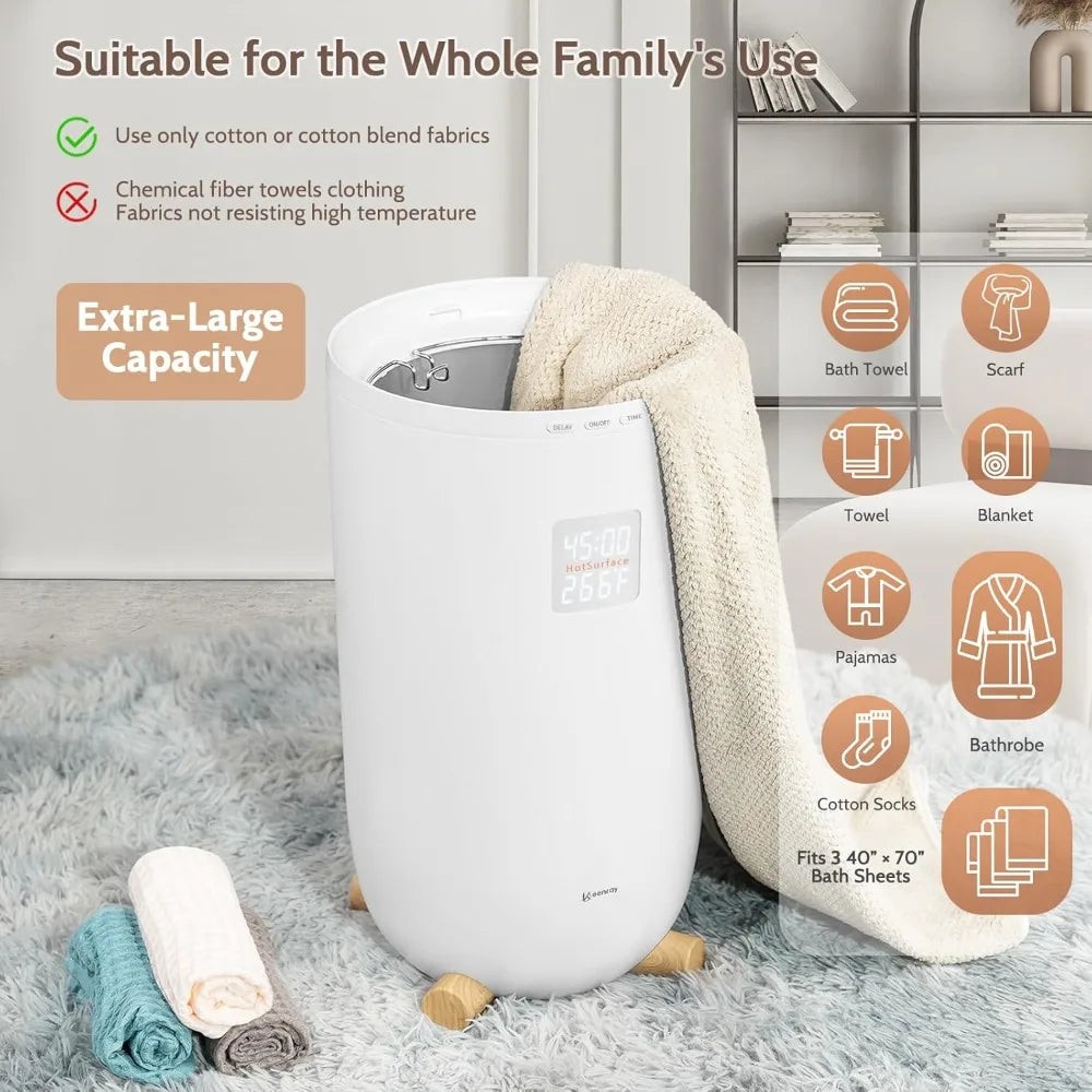 The Soluna Solstice Smart Towel Warmer