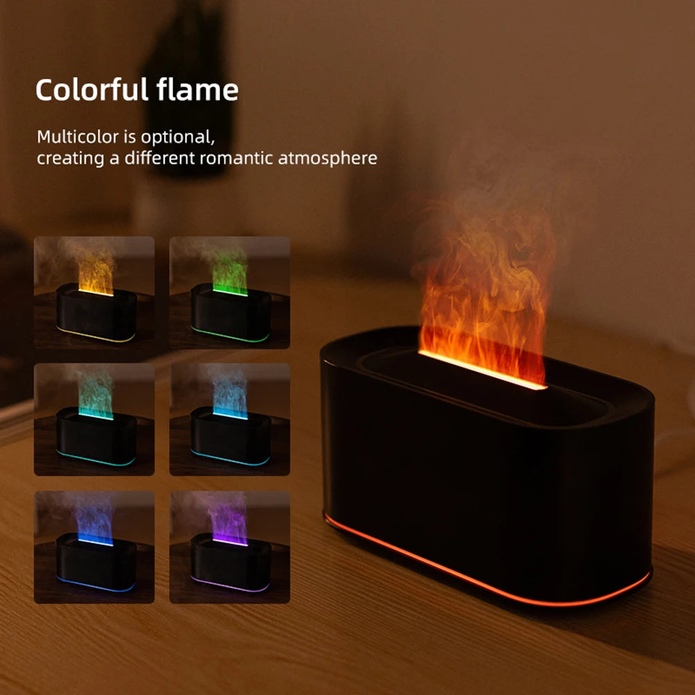 Soluna Colorful Flame Aromatherapy Humidifier