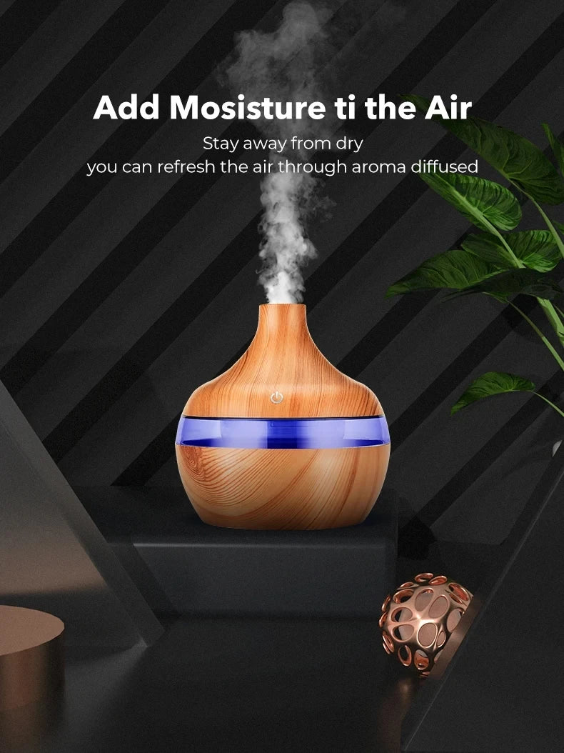 Soluna Cool Mist Ultrasonic Aromatherapy Diffuser