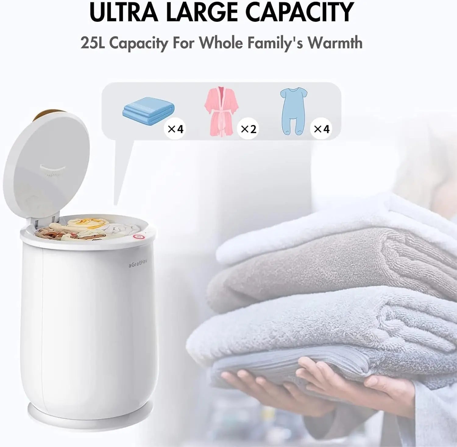 The Soluna Solstice Towel & Blanket Warmer