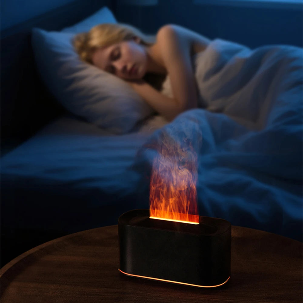 Soluna Colorful Flame Aromatherapy Humidifier