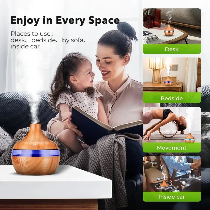 Soluna Cool Mist Ultrasonic Aromatherapy Diffuser