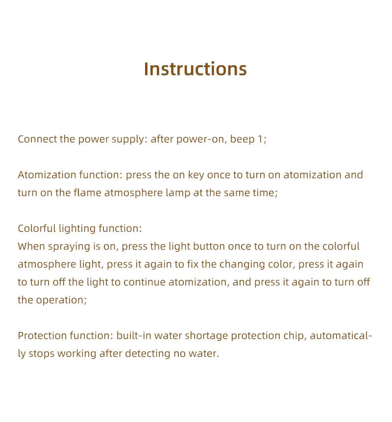 Soluna Colorful Flame Aromatherapy Humidifier