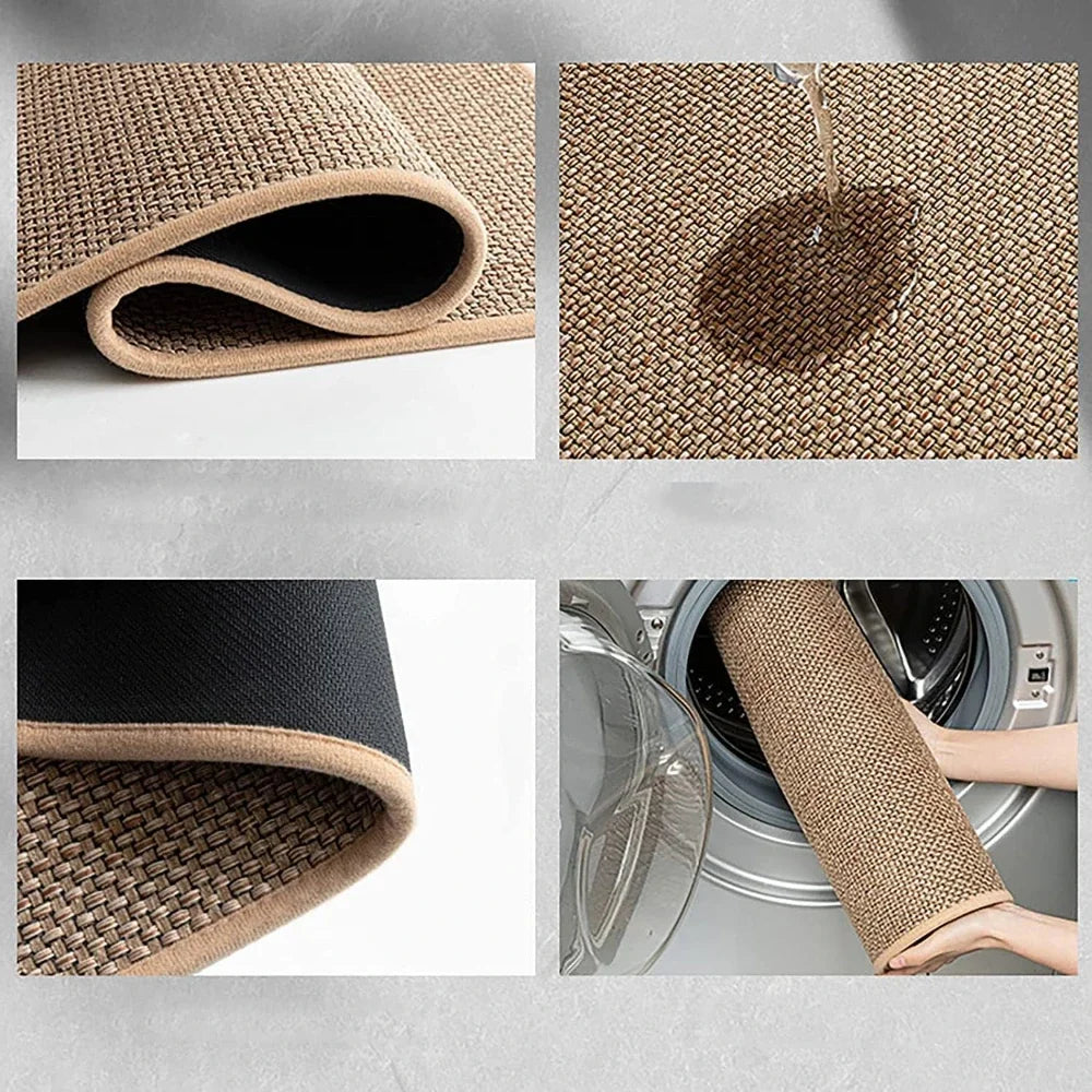 The Soluna Braided Hearth Mat