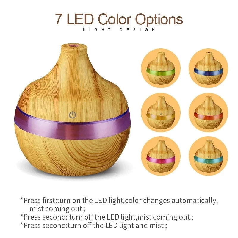 Soluna Cool Mist Ultrasonic Aromatherapy Diffuser