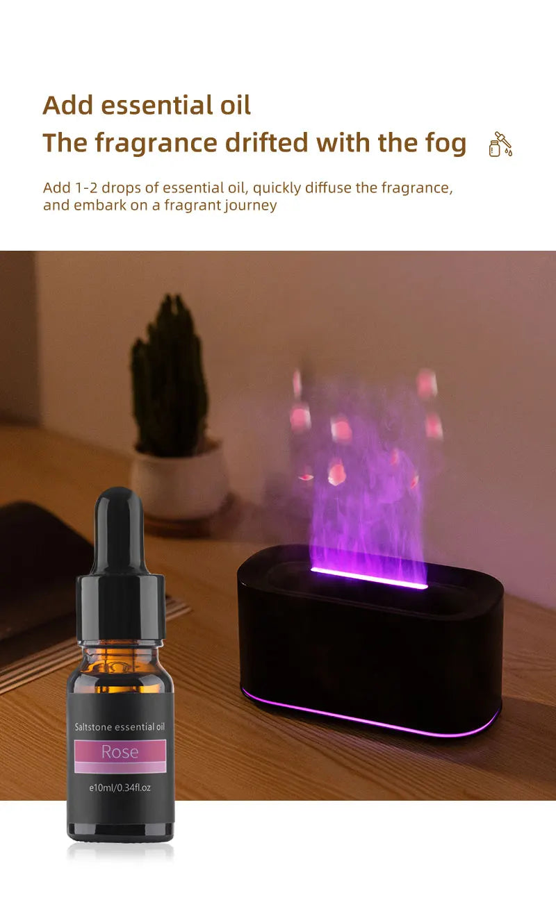 Soluna Colorful Flame Aromatherapy Humidifier