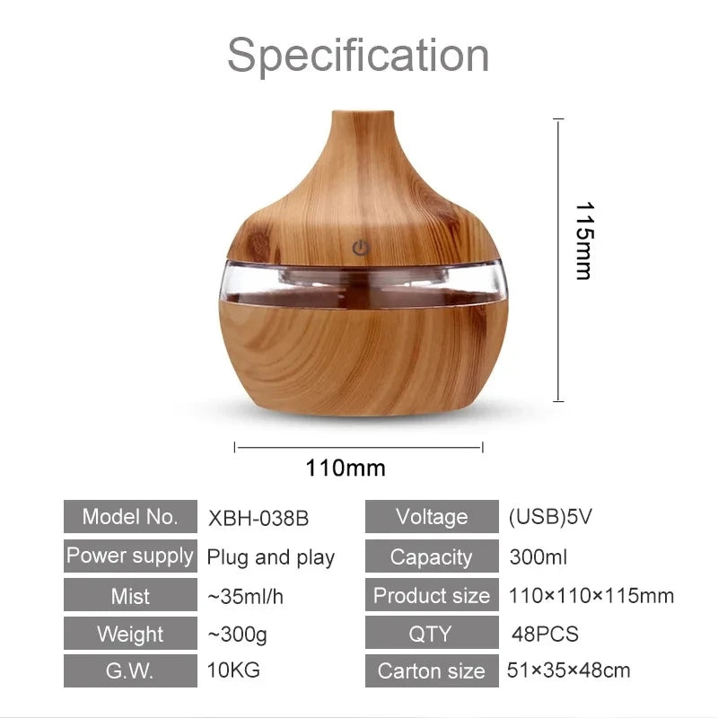 Soluna Cool Mist Ultrasonic Aromatherapy Diffuser