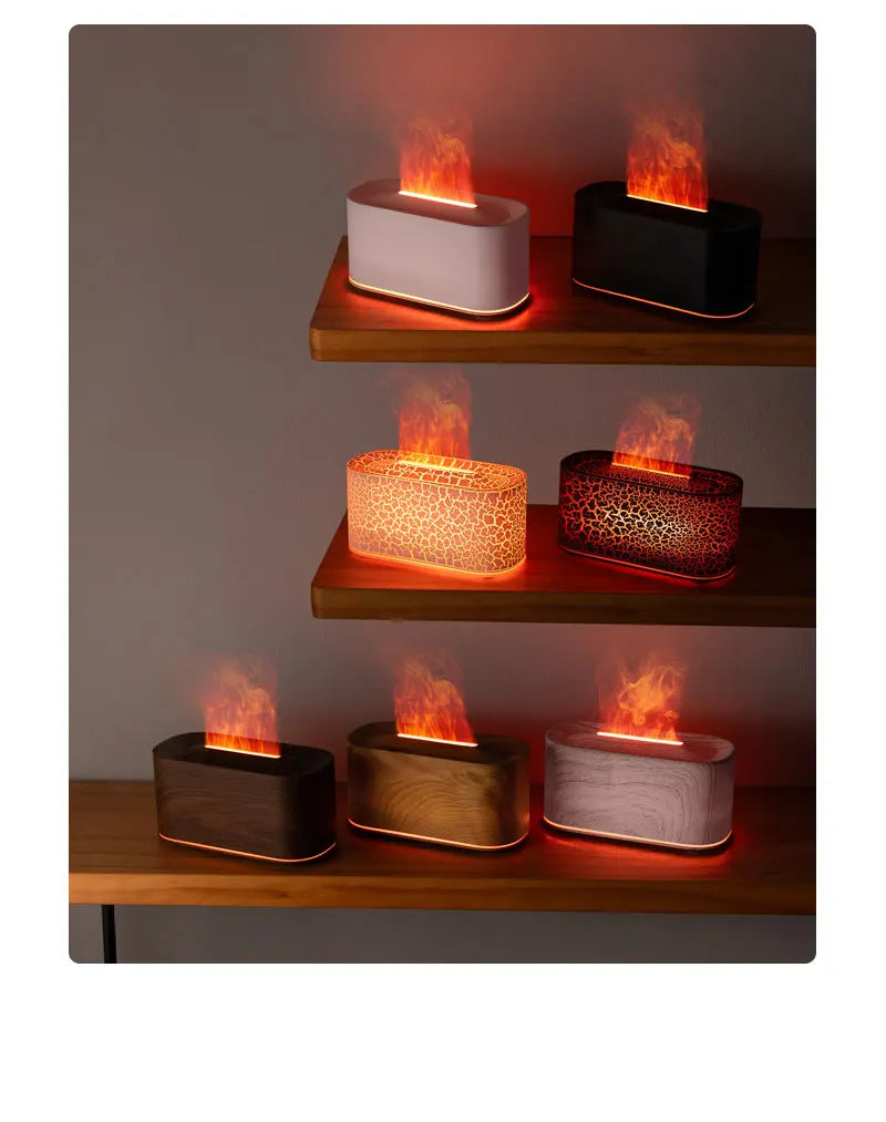 Soluna Colorful Flame Aromatherapy Humidifier