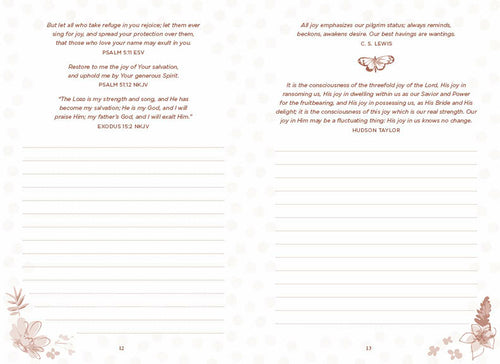 The Soluna Joyful Blessings Prayer Journal