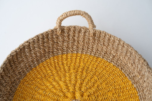 The Soluna Sanctuary Woven Seagrass Tray