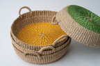 The Soluna Sanctuary Woven Seagrass Tray