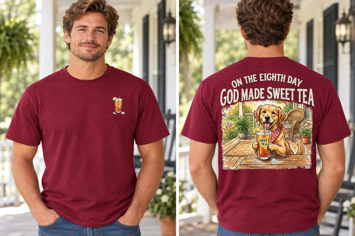 Garnet front and back
