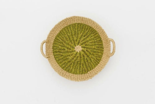 The Soluna Sanctuary Woven Seagrass Tray