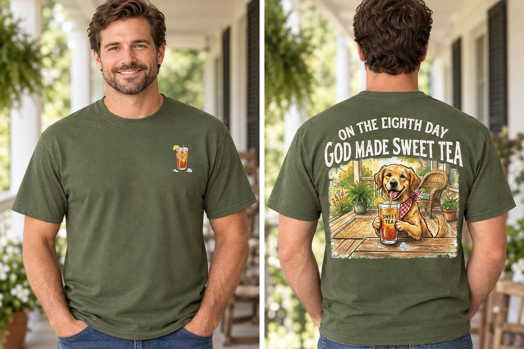 Military Green front and back